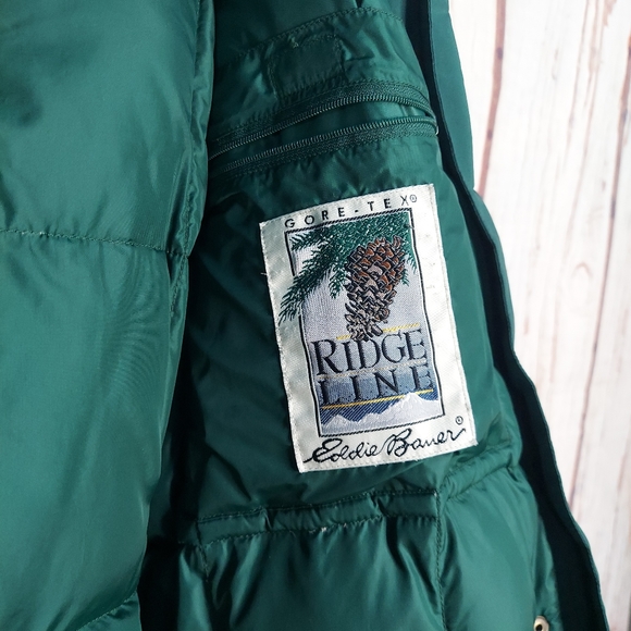 Eddie Bauer Ridge Line Goose Down Gortex Jacket - Picture 6 of 12